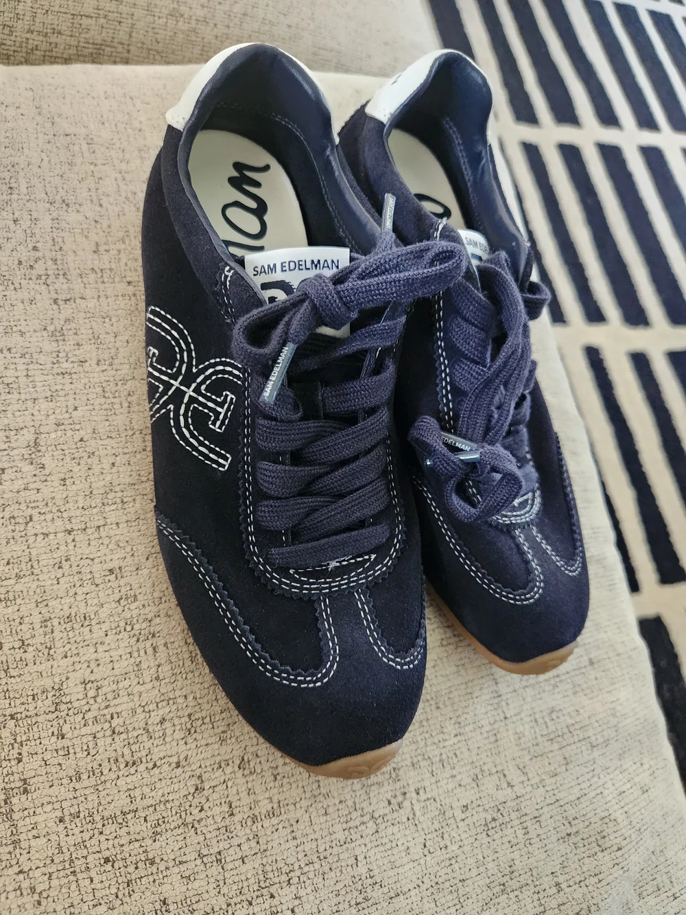 Sam Edelman Isella Suede Sneakers - Picture 12 of 12
